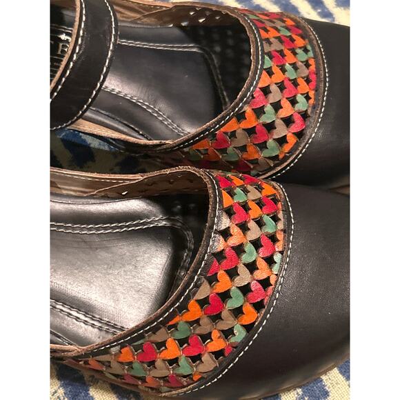 L'Artiste by Spring Step Black Leather Amour Mary Janes - Picture 7 of 9